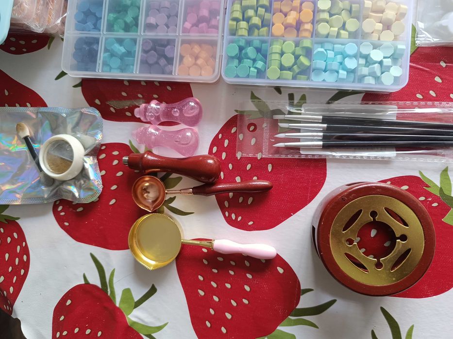 Conjunto para selos de cera