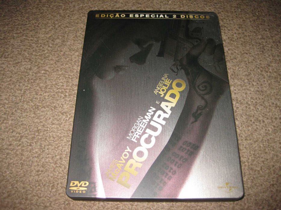 "Procurado" com Angelina Jolie/Edição Especial 2 DVDs/Steelbook!