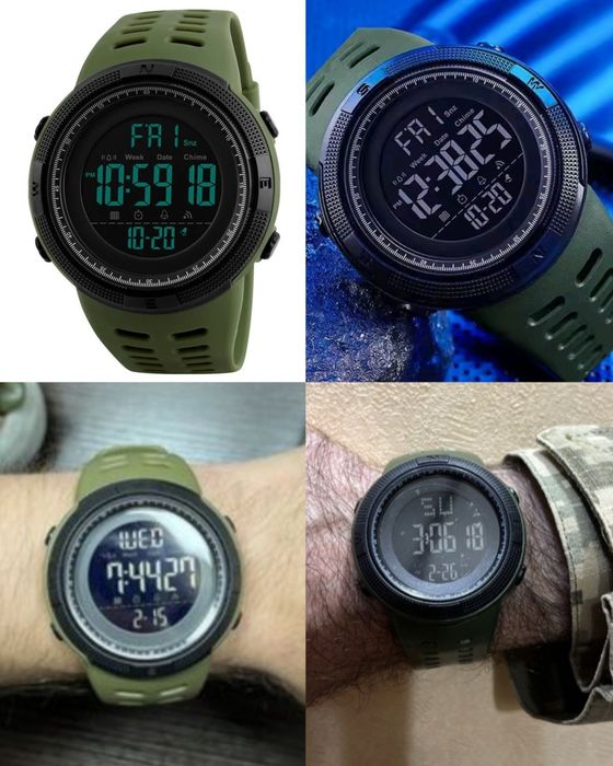 Часы мужские тактические спортивные военные водонепроницаемые