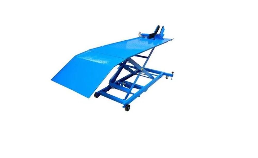 Platformowy podnośnik motocyklowy PLATFORMA 450kg motor