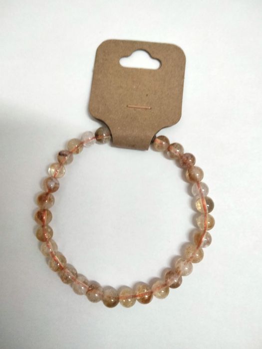 Pulseiras de pedra natural - Citrinoo
