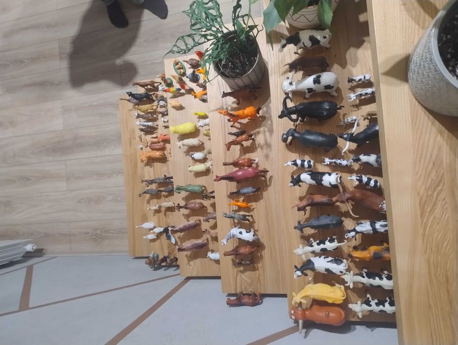 Figurki że zwierzętami