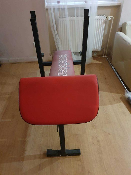 Ławka do wyciskania + ciężary