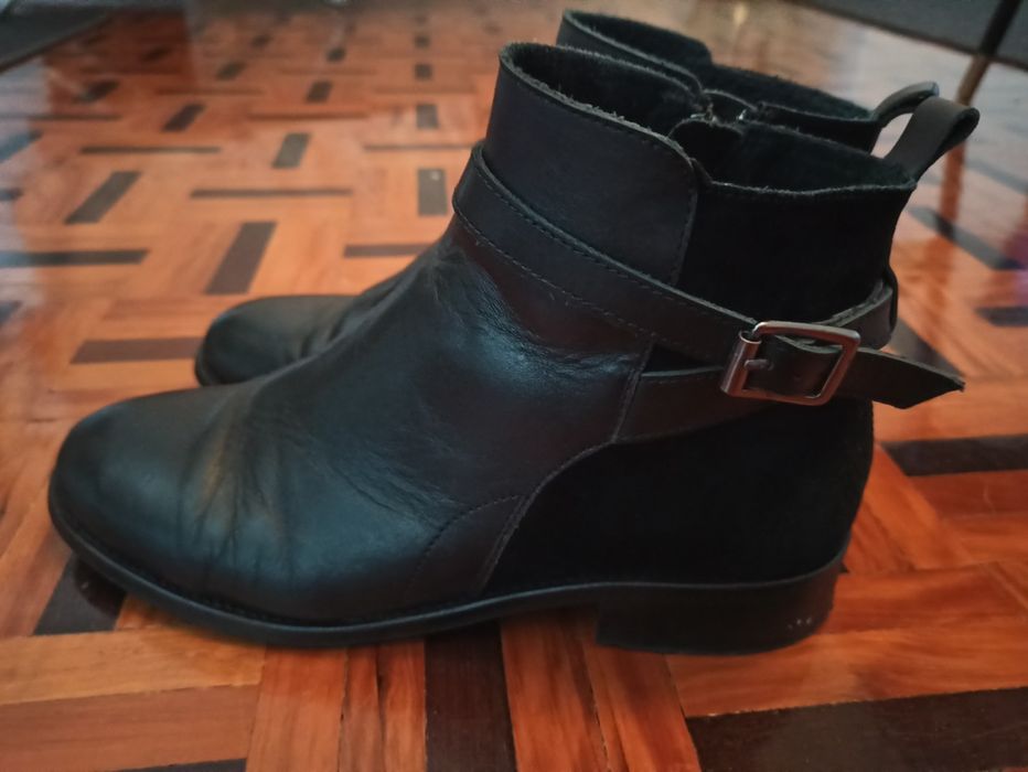 Botins rasos pele [40]