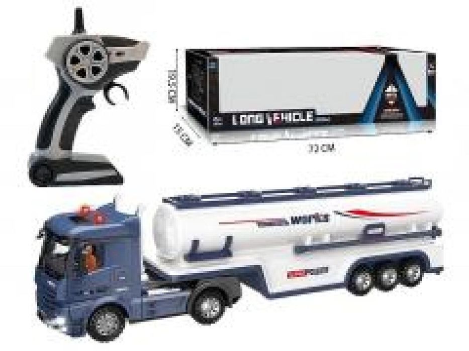 Ciężarówka z cysterną światło i dźwięk R/C pudełko,204x732 mm