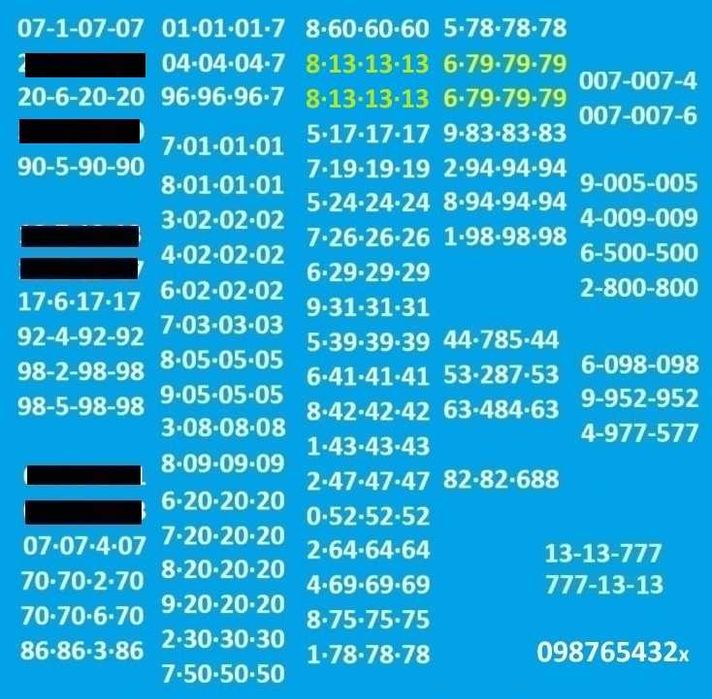 Красивый золотой ВИП номер Киевстар Київстар