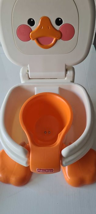 Fisher Price - Bacio Musical 3 em 1 Pato com Tampa em Ótimo Estado!