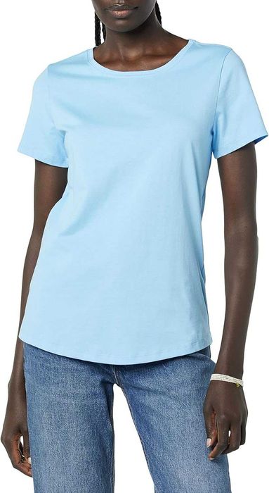 Zestaw 2 T-Shirt AMAZON ESSENTIALS Damskich Bawełna Dekolt W Serek XL