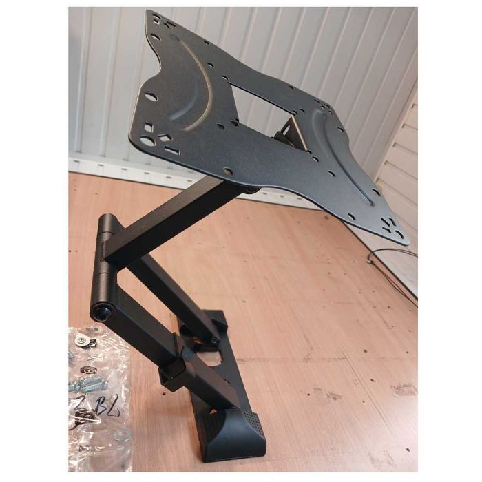 Кронштейн для тв 24"-55" з нахилом і поворотом TV 3 BLACK Max VESA: 200x200 Кріплення для телевізора поворотне