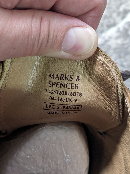 Продам оригинальные кожаные туфли Marks & Spencer размер 42