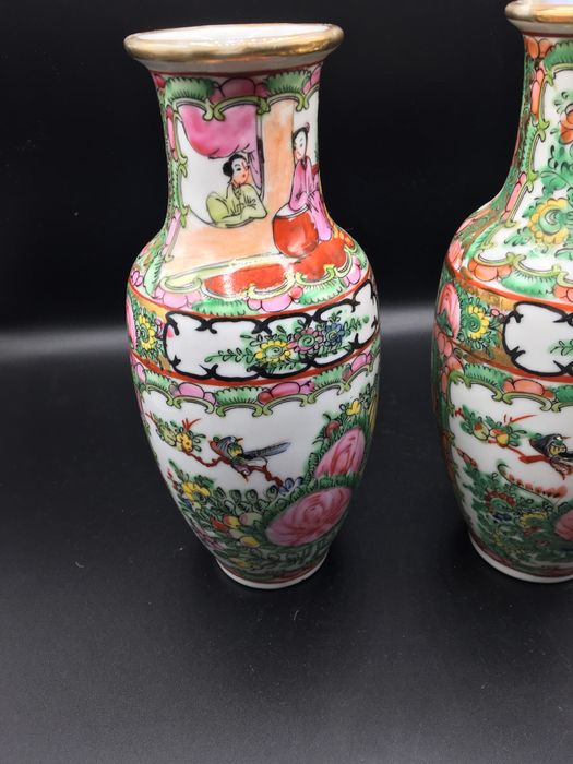 Par de Jarras porcelana antiga macau