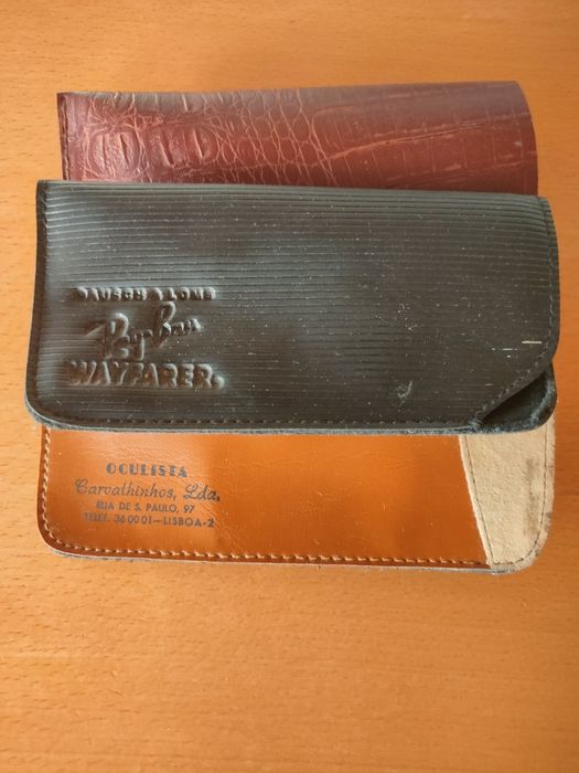 Bolsas para óculos vintage.