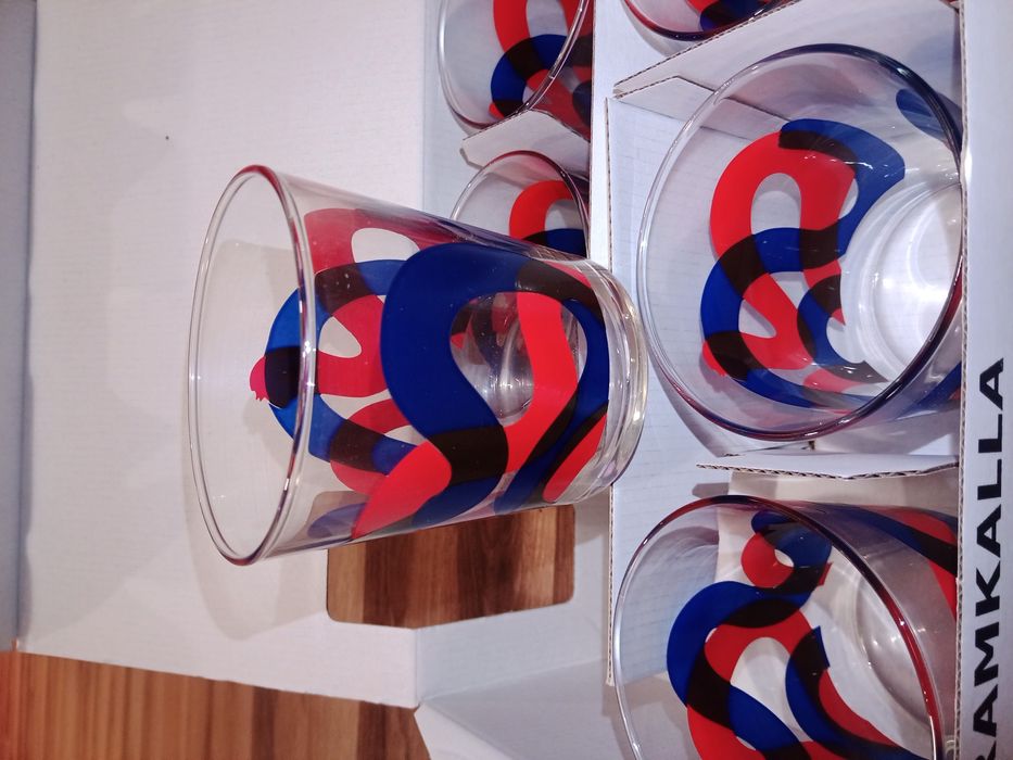 Szklanki Ikea Framkalla 6 sztuk Nowe