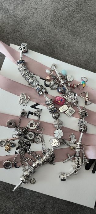 Pandora Браслети Намистини Шарми Пандора сердечко квітка