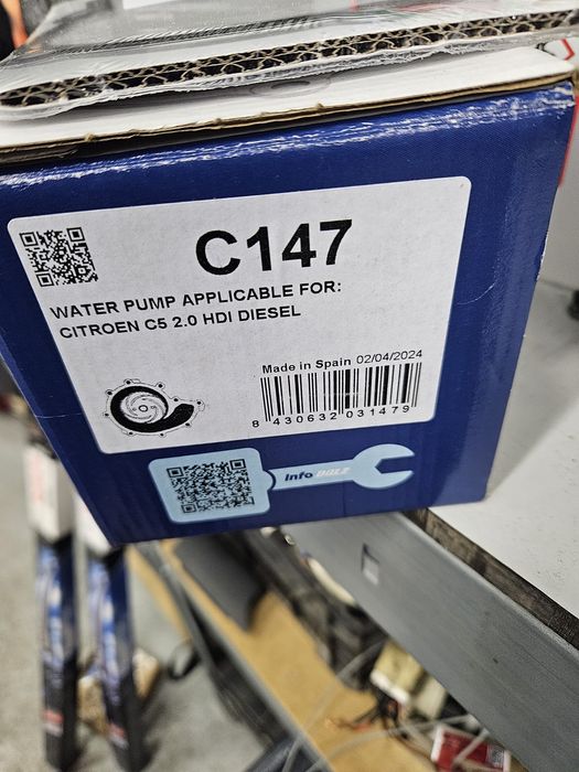 Pompa wody Doltz C147 2.0 HDI