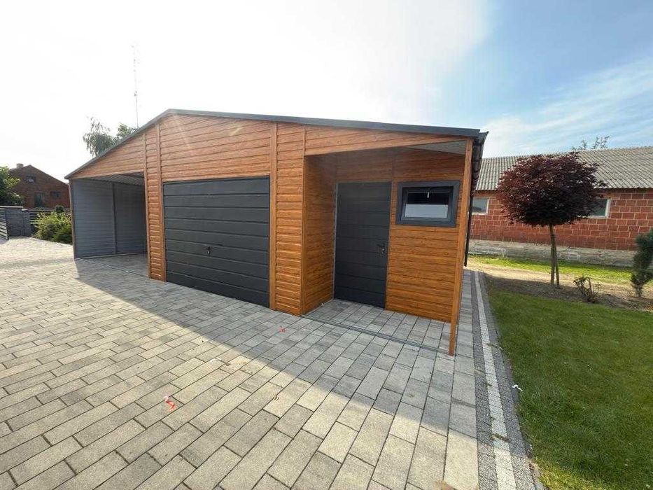 Garaż Blaszany Domek Ogrodowy Hala wiata 8x6 9x6 9x7 10x6 10x8 7x7 5x6