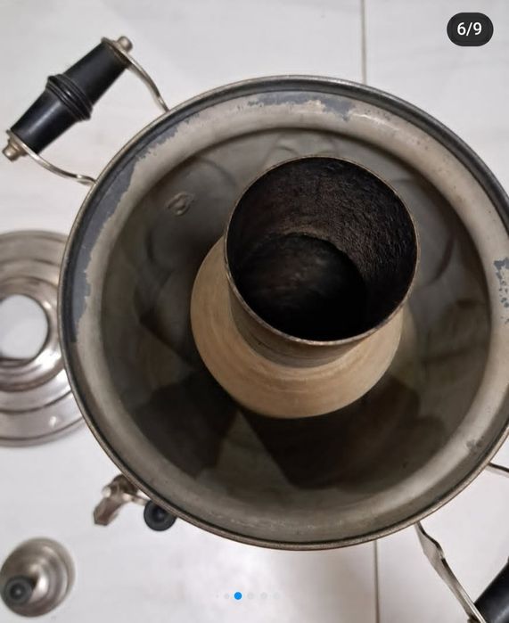 самовар  на углях