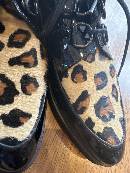 Półbuty HOGL, roz. 38, lakietowane, panterka