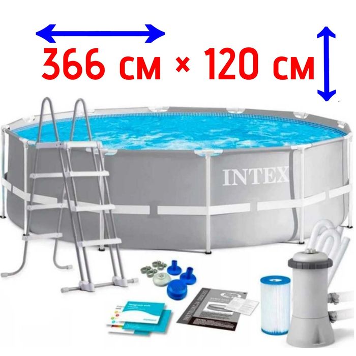 Басейн каркасний Intex 26718 366-122 см