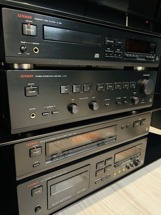 Luxman zestaw hi-fi D-351 / A-371 / T-351L / K-351 | IDEALNY STAN