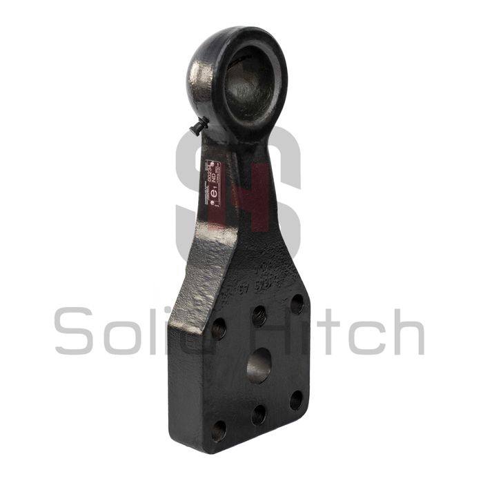 Ucho dyszla K80 poziome 4t, otwory 130x115mm, Annaburger, Fortschritt