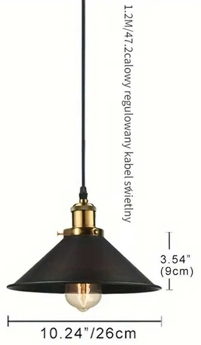 Lampa w stylu retro