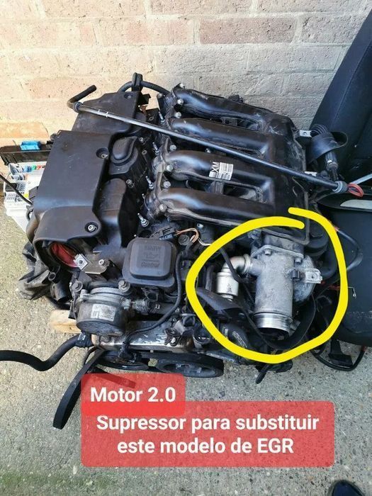 Supressor EGR BMW Série 1 3 5 7 E90 E60 E83 E70 M47N2 M57N2 - 140mm