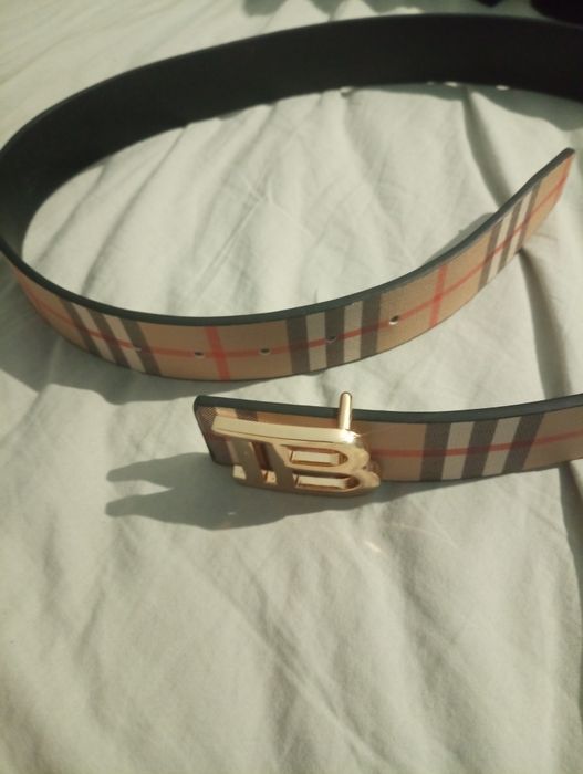 Pasek Burberry Złoty