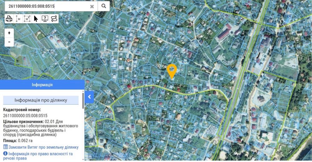 Комерційна земля 80сот під ЖК/ котедж.центральна частина Яремче