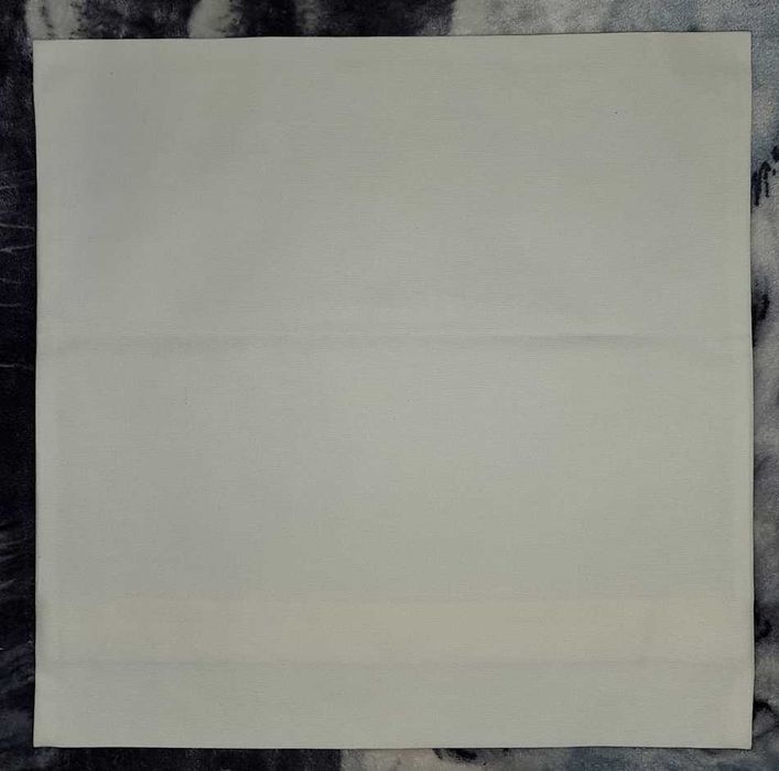 POSZEWKA NA PODUSZKĘ 40x40 kremowa (handmade) - materiał z IKEA