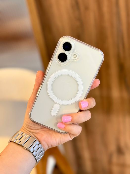 Чохол iPhone 15 Pro Max з MagSafe прозорий чехол Айфон 15 про макс з магсейф