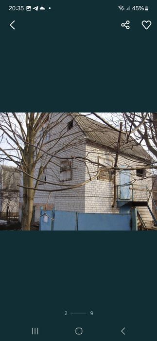 Продам дачу недалеко от Днепра. Дом - участок