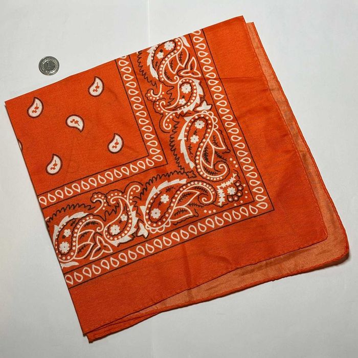 Pomarańczowa bandana duża uniwersytet USA