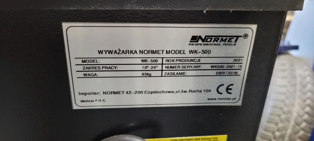 Montażownica i wyważarka