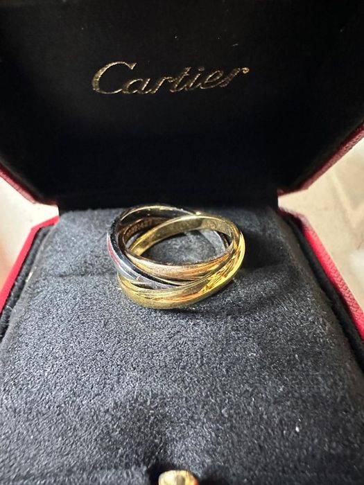 Каблучка кольцо Cartier Trinity