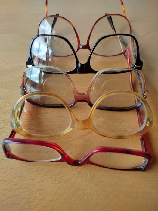 Set of vintage prescription eyeglasses.