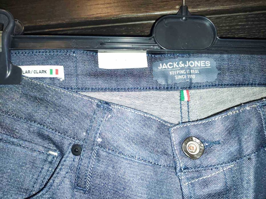 Стильные синие джинсы Clark Jack&Jones. Размер W31/L32