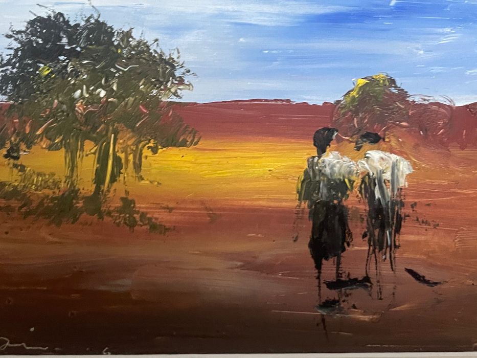 Pintura Pedro Olayo (pai)