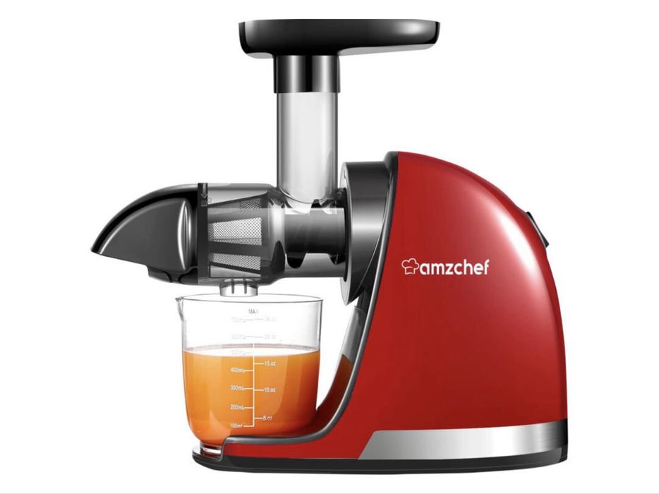 Wyciskarka wolnoobrotowa pozioma 150W Amzchef 1501-RD