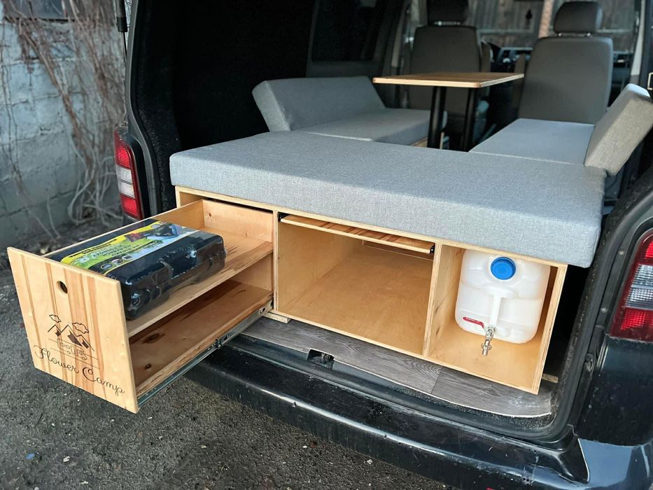 Zabudowa turystyczna kempingowa sklejka camper-box