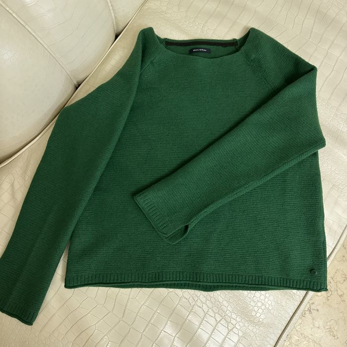 Marc O'Polo зелёный свитер, 100% шерсть. Оригинал