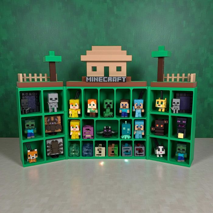 Підставка для Фігурок Kinder Joy Minecraft з Майнкрафт кіндер Будинок