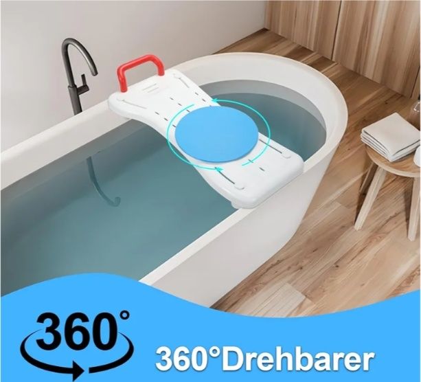 Acento para banho em banheira para pessoas com mobilidade reduzida