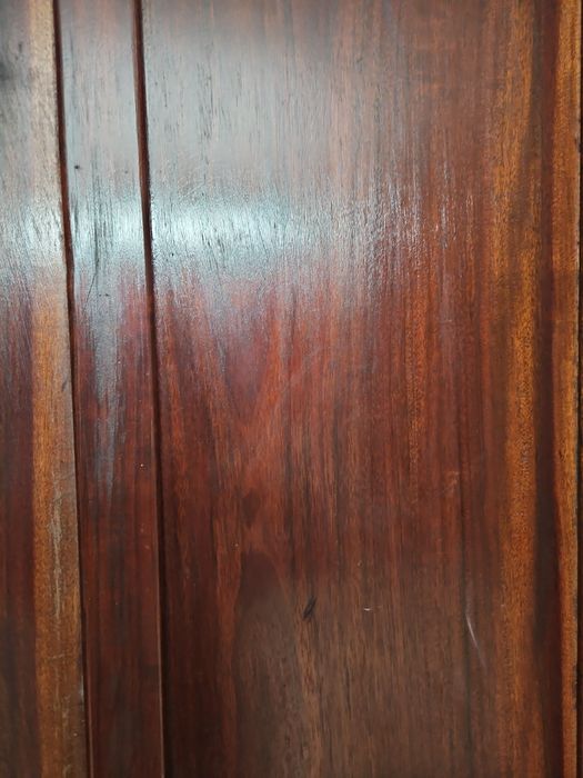 Porta Antiga em Madeira Maciça (Possivelmente Mogno) – 216 × 95 cm
