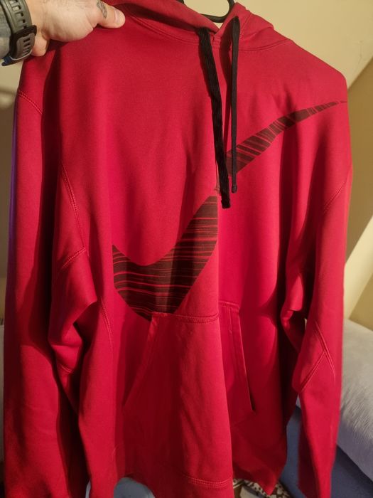 Bluza nike czerwona therma fit