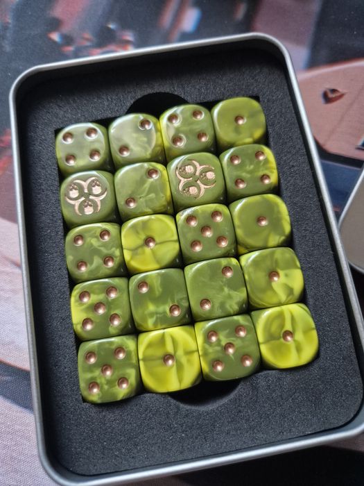 Kosteczki do gry 20szt warhammer death guards