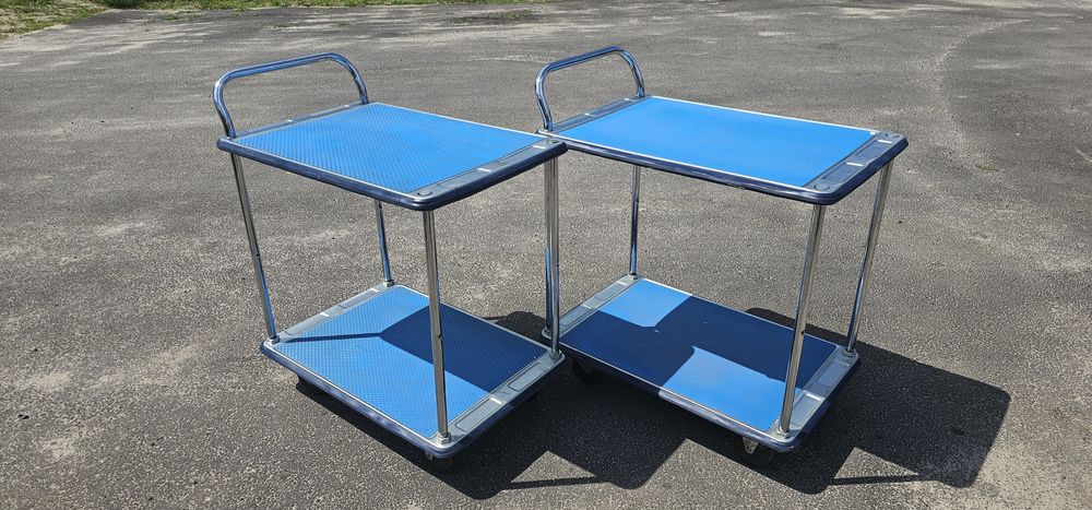 Wózek transportowy 2 półkowy z antyposlizgiem