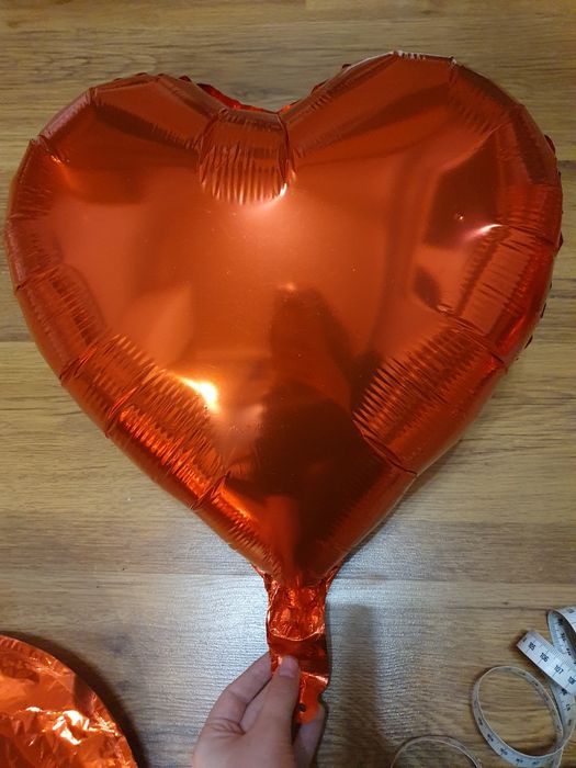 Akcesoria ślubne balon serce love kwiaty na auto