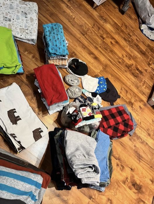 Duża paka ubrań chłopięcych niemowlęcych dziecięcych