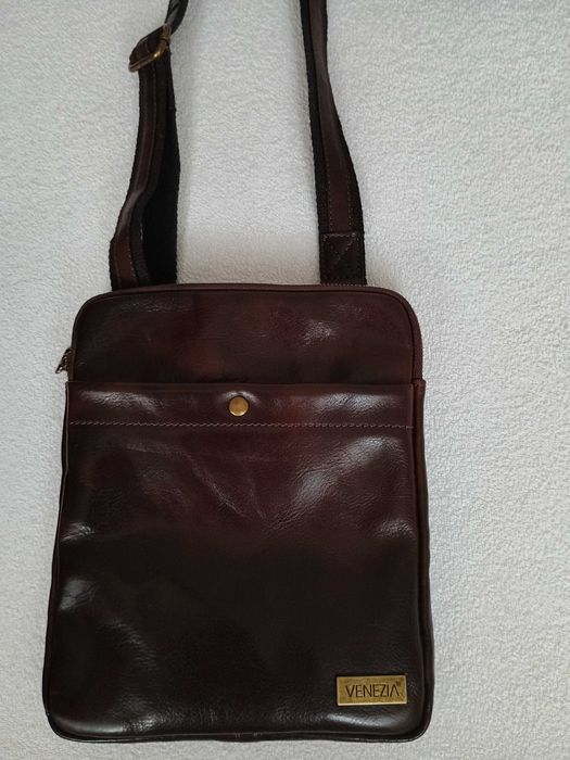 Listonoszka męska skórzana Venezia